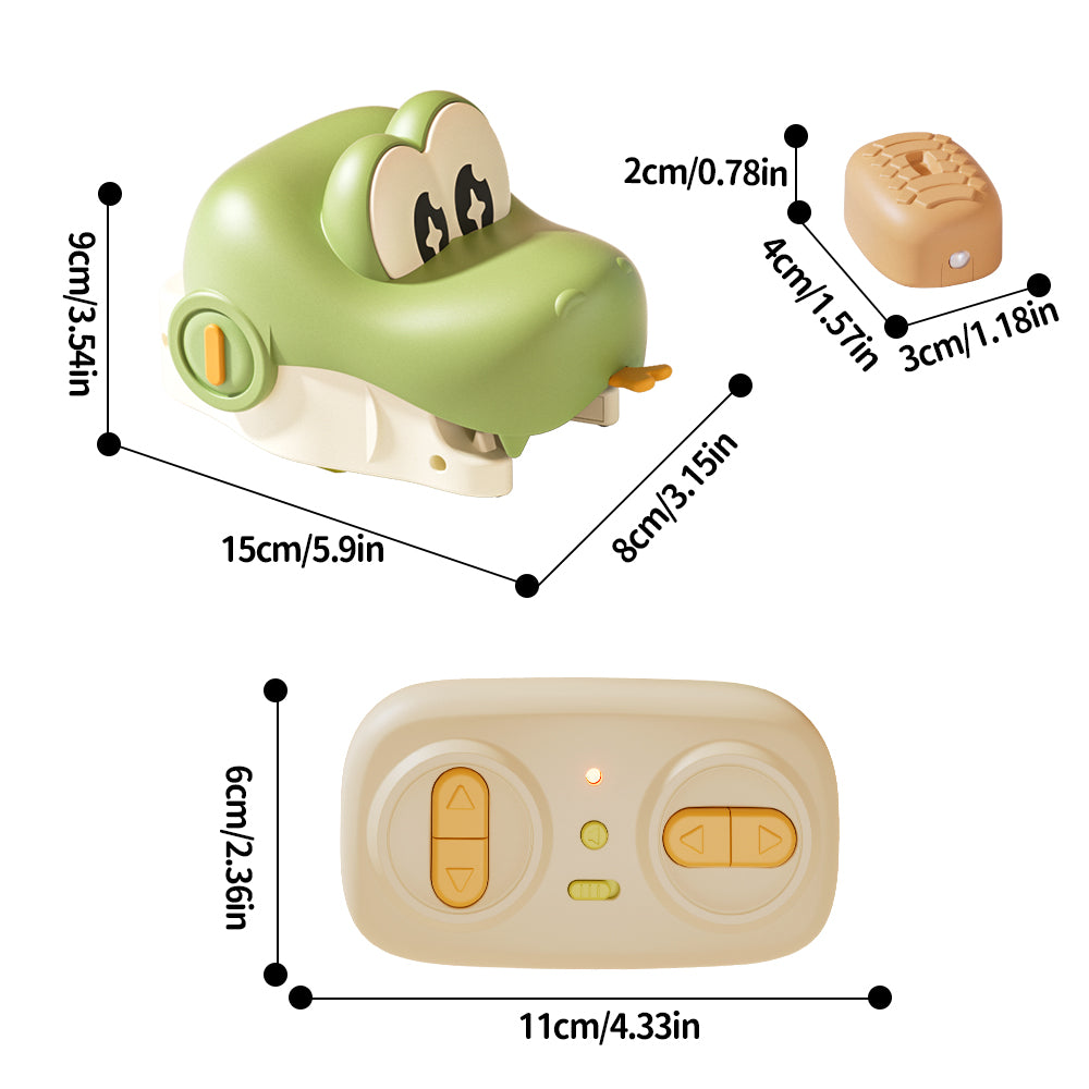 Remote Control Electric Gobbling Snake Toy with Sound Effects