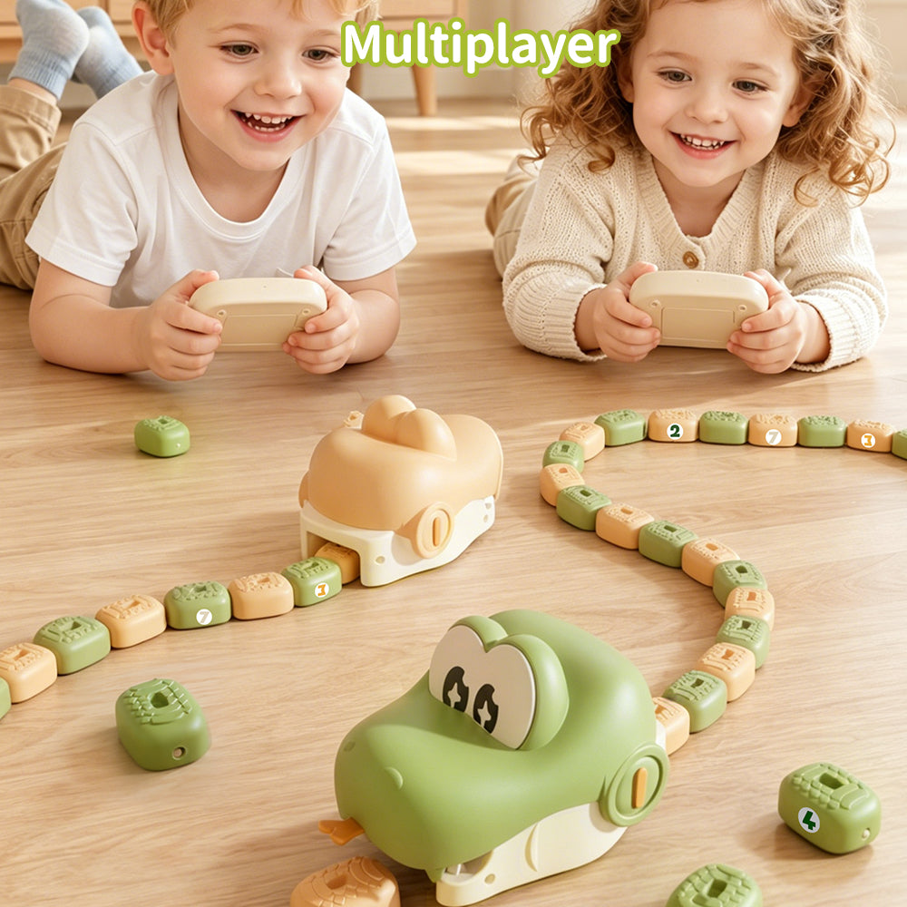 Remote Control Electric Gobbling Snake Toy with Sound Effects